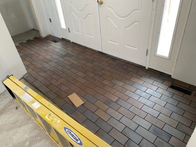 Entry tiling in progress