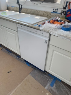 Had to get an additional part to allow us to attach the dishwasher to the counter, since glass/solid suface/granite type counters you can't drill into for the securing bracket.